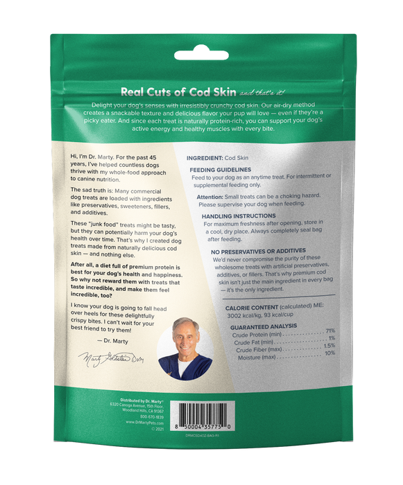 Dr. Marty Cod Crispies Dog Treats