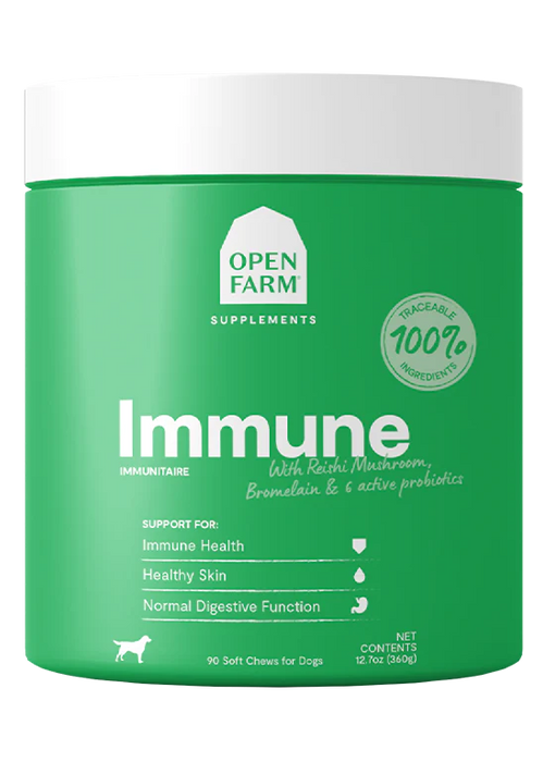 Open Farm Immune Supplement Soft Chews For Dogs