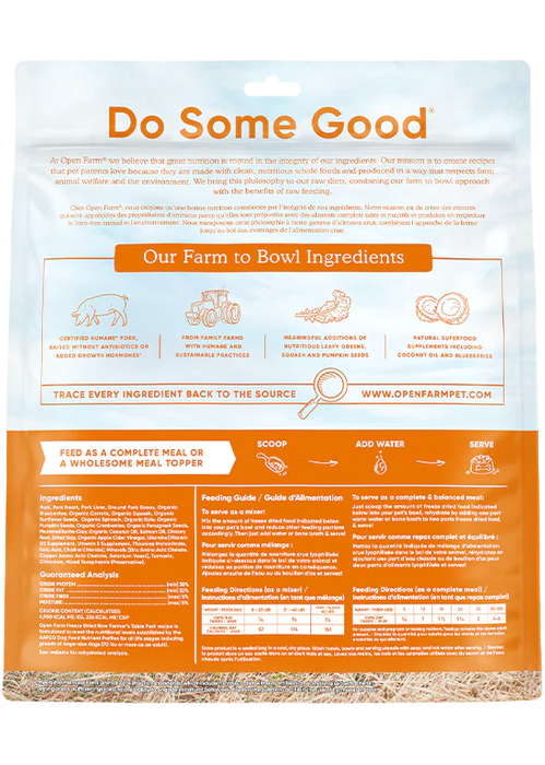 Open Farm Freeze-Dried Raw Morsels Pork Recipe For Dogs