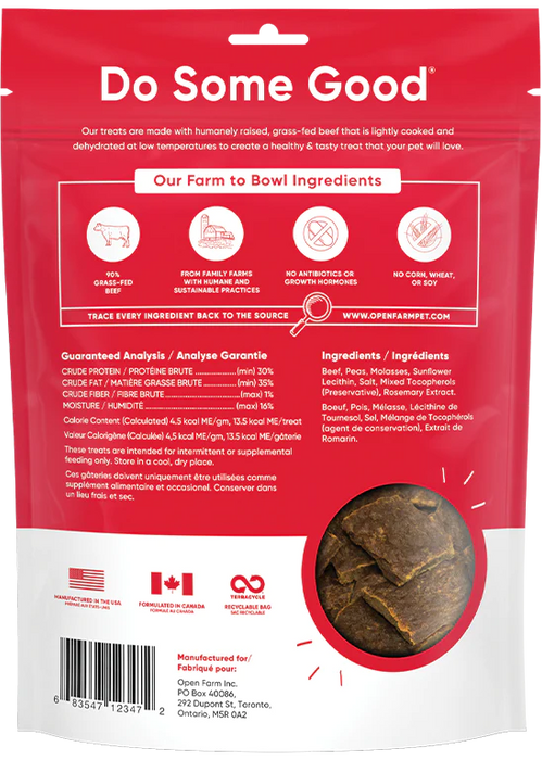 Open Farm Dehydrated Beef Dog Treat
