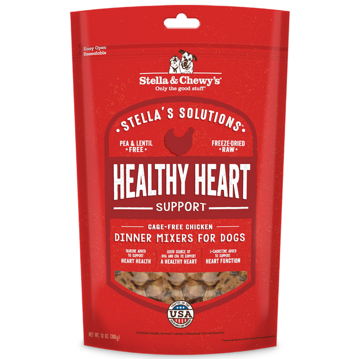 Stella & Chewy's Stella's Solutions Freeze-Dried Chicken Recipe Healthy Heart