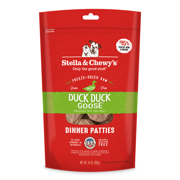 Stella & Chewy's Freeze-Dried Dinner Patties Duck