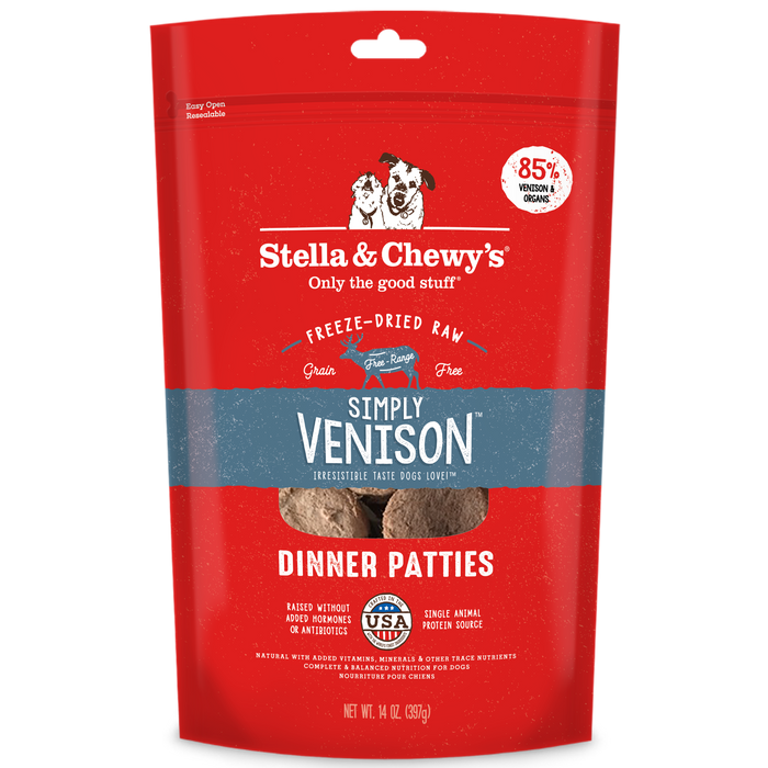 Stella & Chewy's Freeze-Dried Dinner Patties Venison