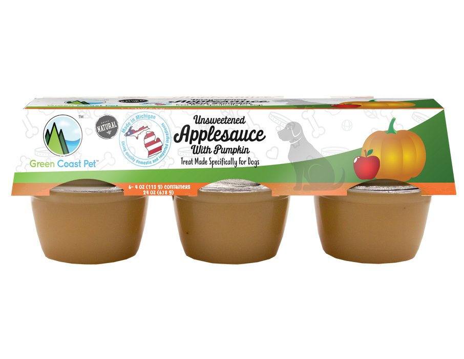 Green Coast Pet Unsweetend Applesauce With Pumpkin