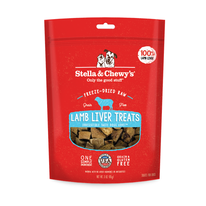 Stella & Chewy's Lamb Liver Treats 3 oz.