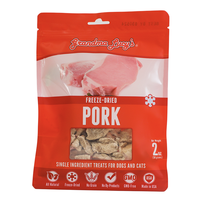Grandma Lucy's Singles Freeze-Dried Pork 2 oz.