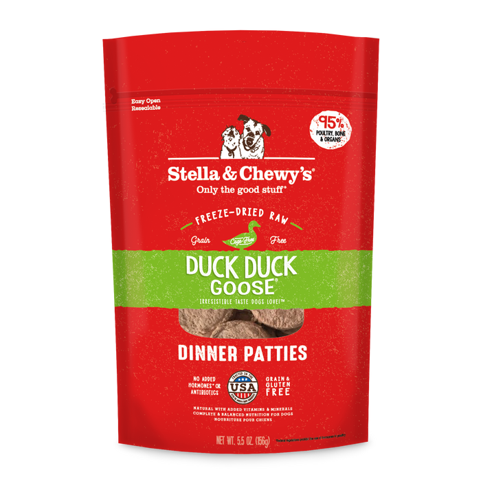 Stella & Chewy's Freeze-Dried Dinner Patties Duck