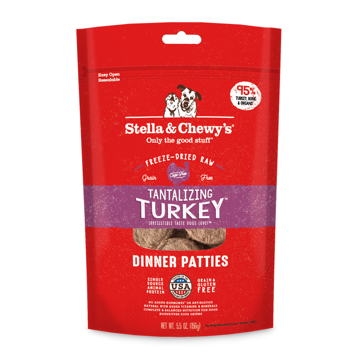 Stella & Chewy's Freeze-Dried Dinner Patties Turkey