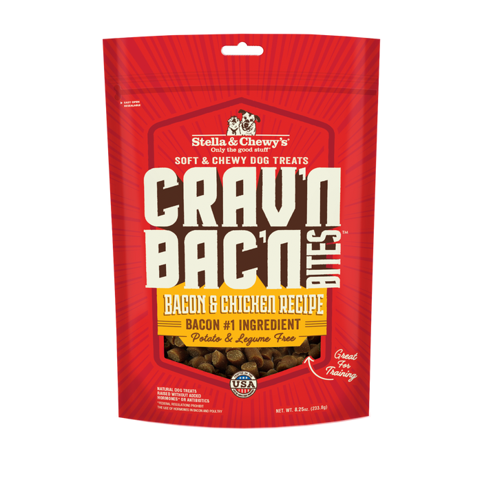 Stella & Chewy's Crav'n Bac'n Bites Bacon & Chicken Recipe 8.25 oz.