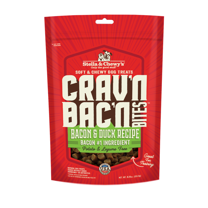 Stella & Chewy's Crav'n Bac'n Bites Bacon & Duck Recipe 8.25 oz.