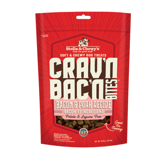 Stella & Chewy's Crav'n Bac'n Bites Bacon & Pork Recipe 8.25 oz.