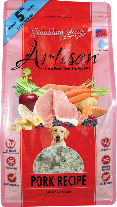 Grandma Lucy's Artisan Pork Dog Food