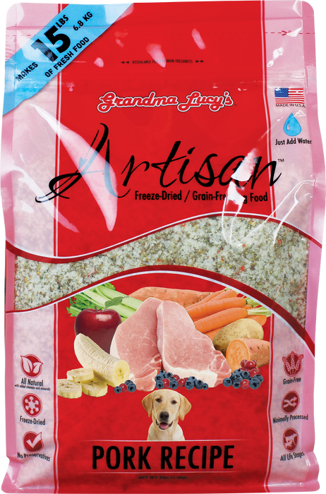 Grandma Lucy's Artisan Pork Dog Food
