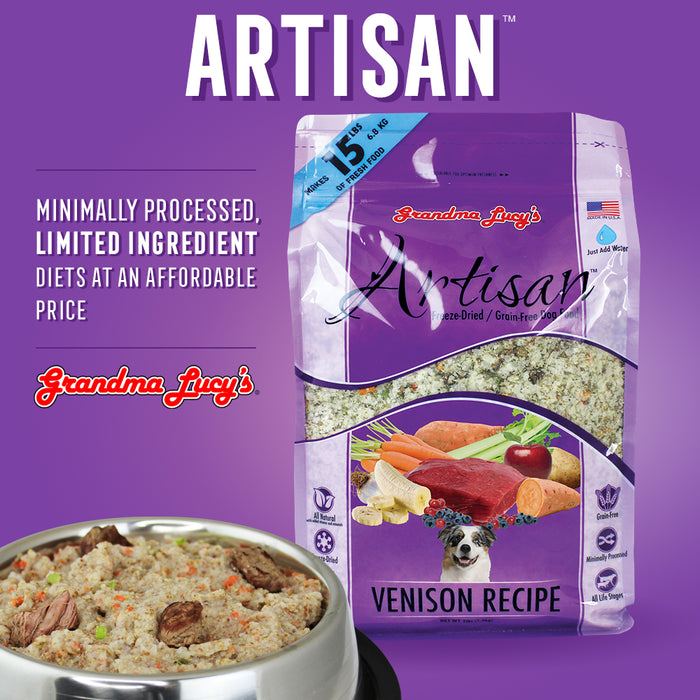 Grandma Lucy's Artisan Venison Dog Food