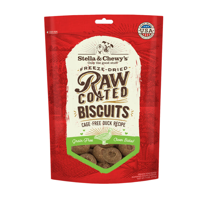 Stella & Chewy's Raw Coated Biscuits Duck Recipe 9 oz.