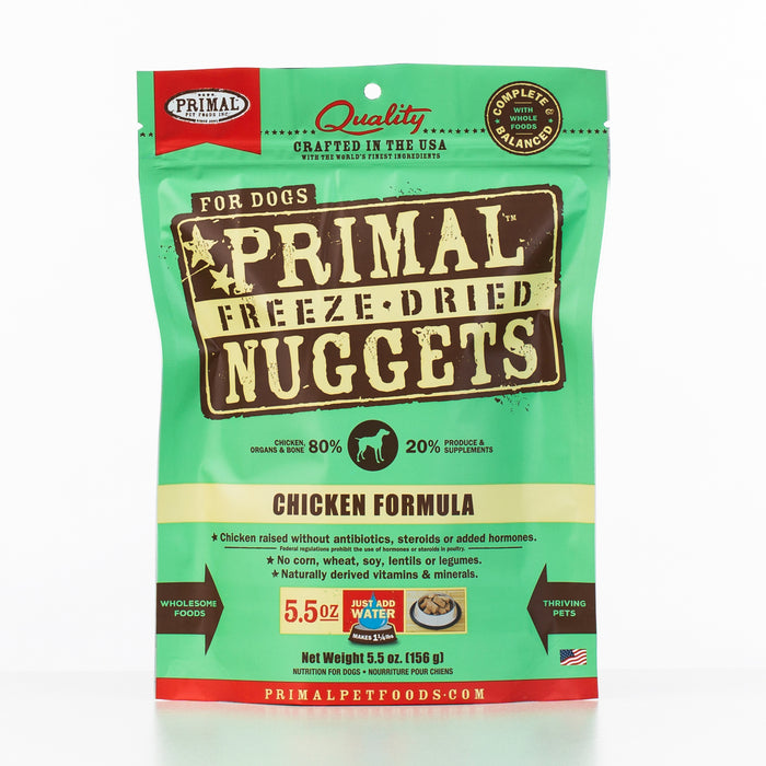 Primal Freeze-Dried Nuggets Chicken Formula Dog Food