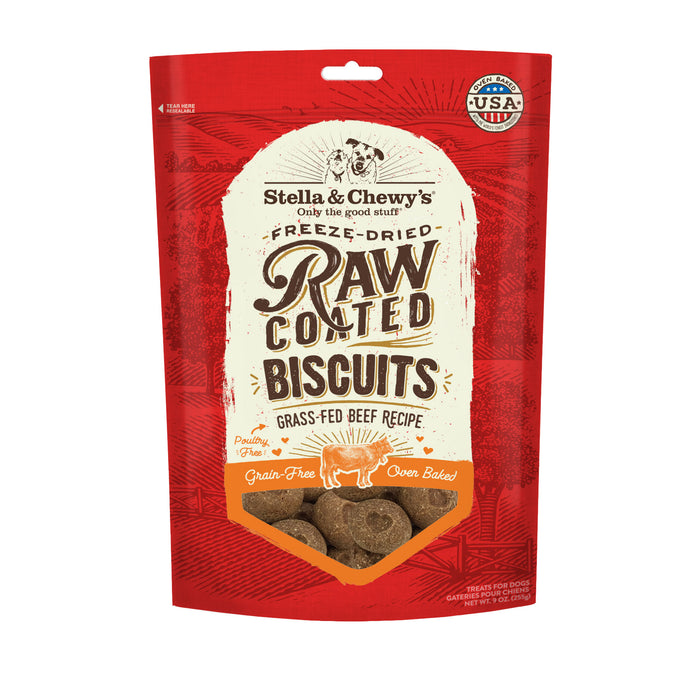 Stella & Chewy's Raw Coated Biscuits Beef Recipe 9 oz.