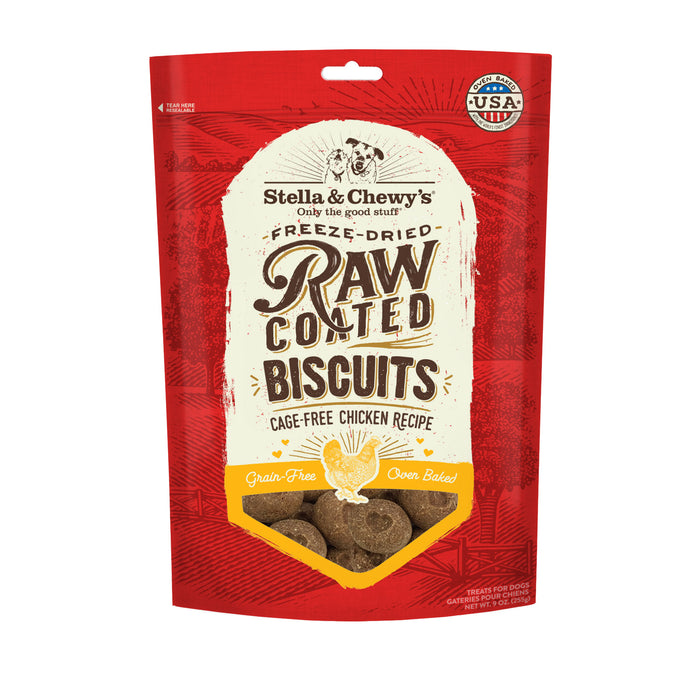 Stella & Chewy's Raw Coated Biscuits Chicken Recipe 9 oz.