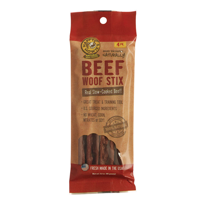 Happy Howie's Woof Stix 6 In. 4-Pack