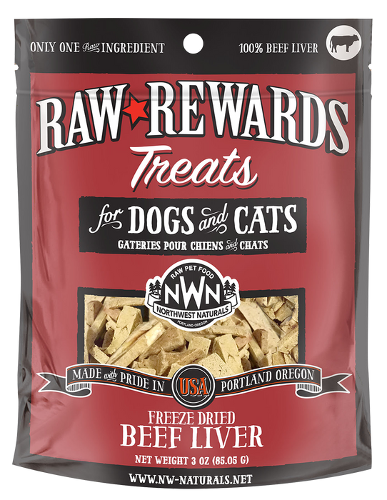 Northwest Naturals Raw Rewards Freeze-Dried Beef Liver
