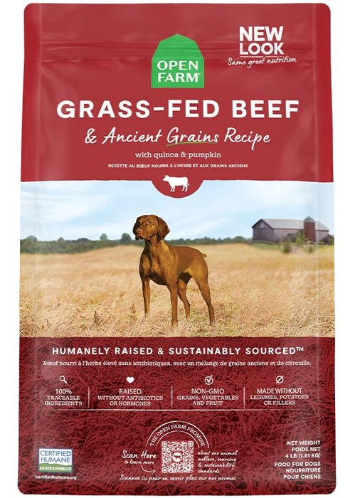 Open Farm Grass-Fed Beef & Ancient Grains Dog Food