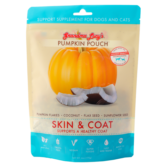 Grandma Lucy's Pumpkin Pouch Skin & Coat 6 oz.