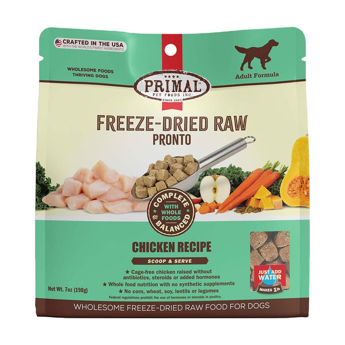 Primal Freeze-Dried Pronto Chicken Formula Dog Food