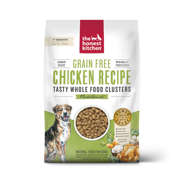 The Honest Kitchen Whole Food Clusters Grain Free Chicken Dry Dog Food