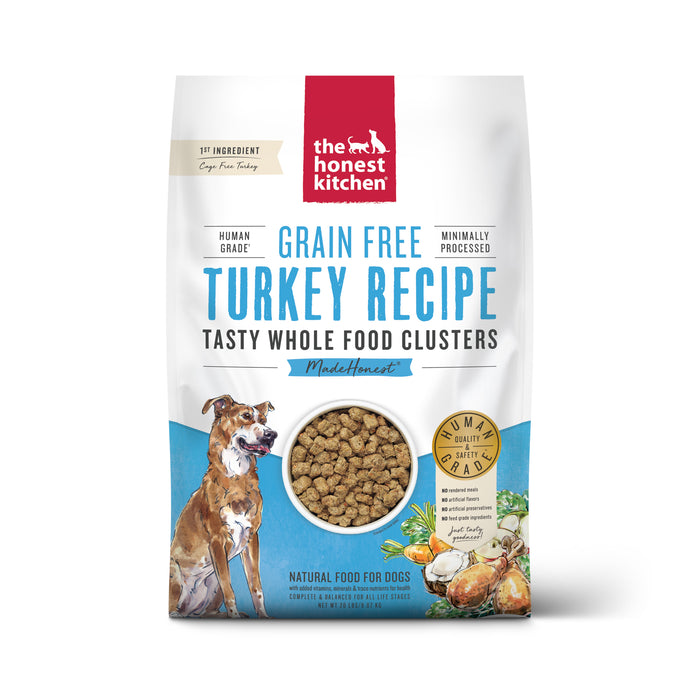 The Honest Kitchen Whole Food Clusters Grain Free Turkey Dry Dog Food