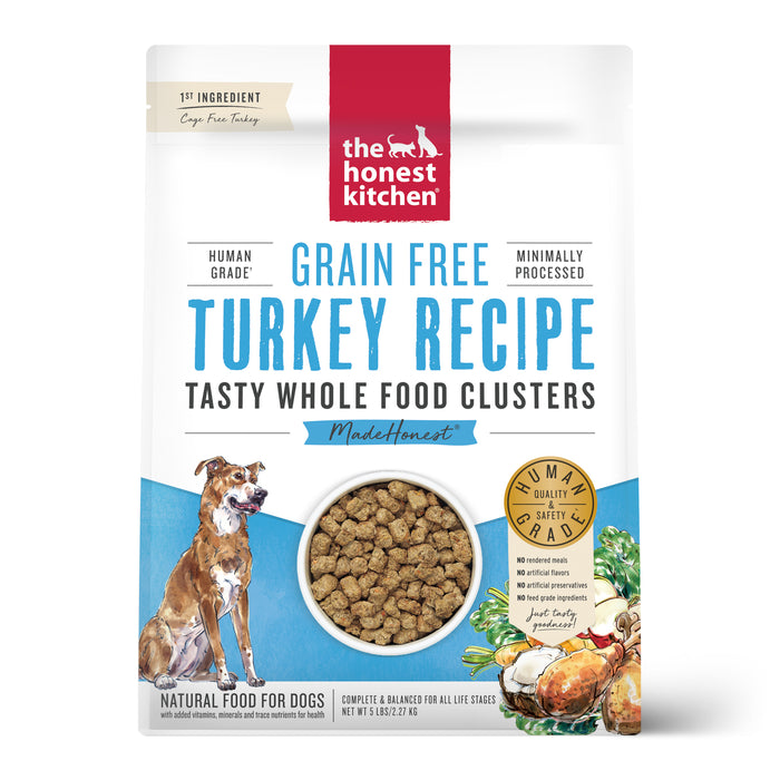 The Honest Kitchen Whole Food Clusters Grain Free Turkey Dry Dog Food