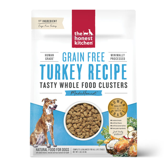 The Honest Kitchen Whole Food Clusters Grain Free Turkey Dry Dog Food