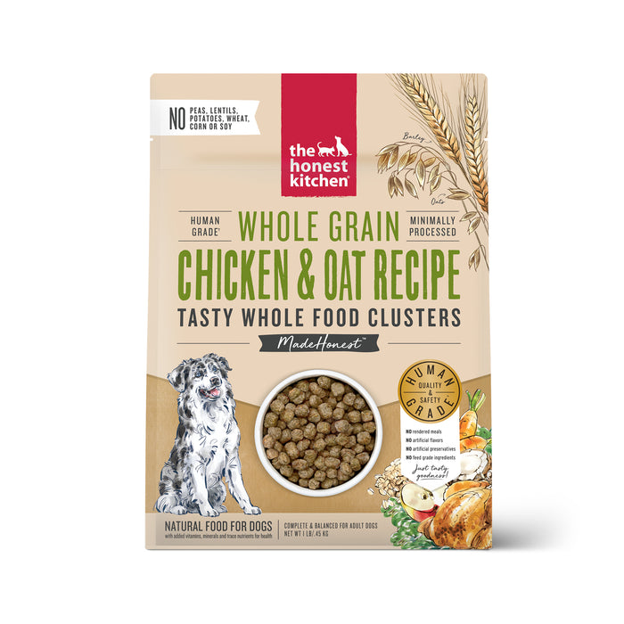 Honest Kitchen Whole Food Clusters Whole Grain Chicken & Oat Dry Dog Food