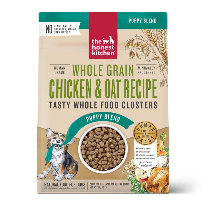 The Honest Kitchen Whole Food Clusters Puppy Whole Grain Chicken Dry Dog Food