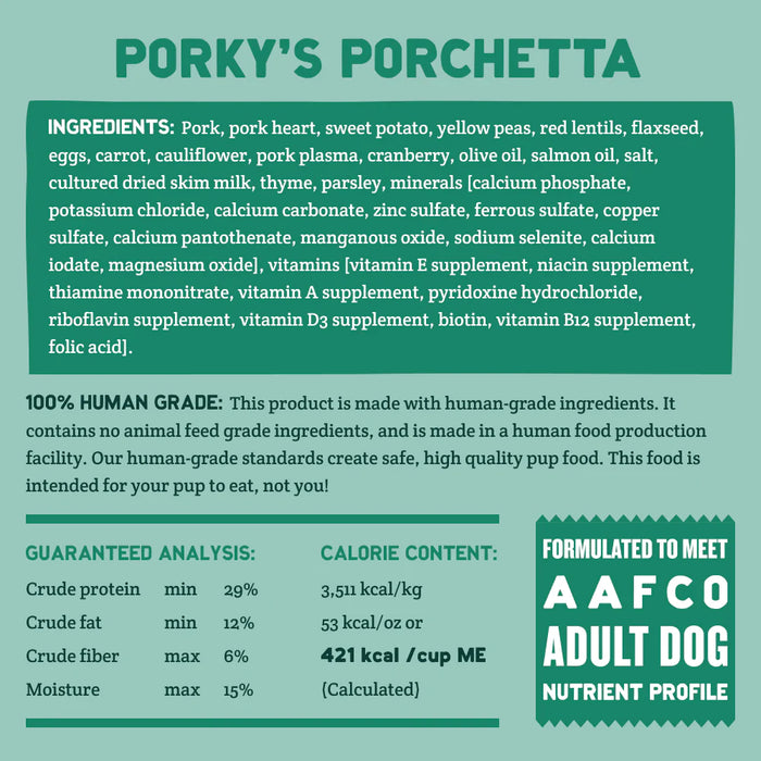 A Pup Above Porky's Porchetta