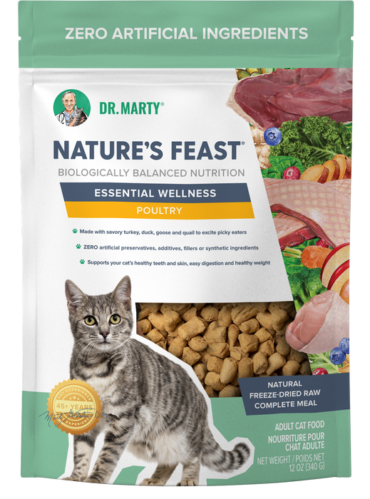 Dr. Marty Nature's Feast Essential Wellness Poultry Cat Food