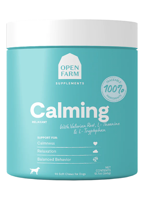 Open Farm Calming Supplement Soft Chews For Dogs