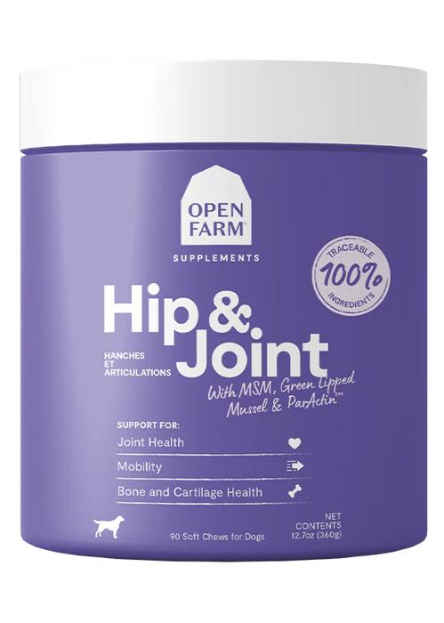 Open Farm Hip & Joint Supplement Soft Chews For Dogs