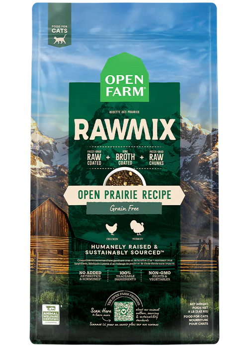 Open Farm RawMix Open Prairie Recipe Grain-Free Cat Food