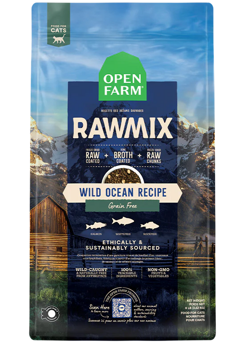 Open Farm RawMix Wild Ocean Recipe Grain-Free Cat Food