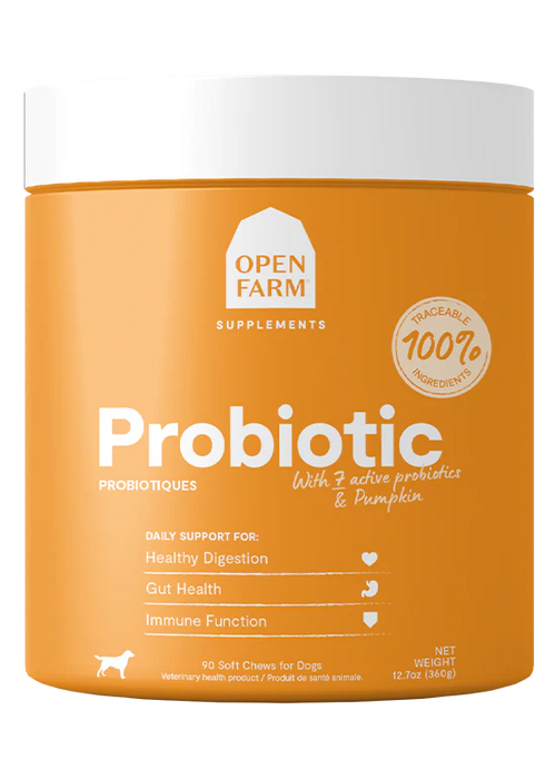 Open Farm Probiotic Supplement Soft Chews For Dogs