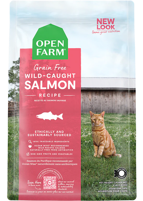 Open Farm Wild-Caught Salmon Grain-Free Cat Food