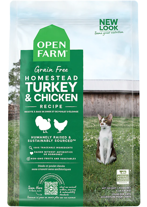 Open Farm Homestead Turkey & Chicken Grain-Free Cat Food