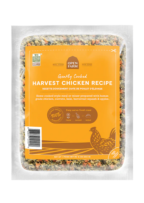 Open Farm Gently Cooked Harvest Chicken Recipe (Frozen)