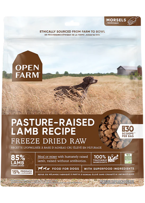 Open Farm Freeze-Dried Raw Morsels Lamb Recipe For Dogs