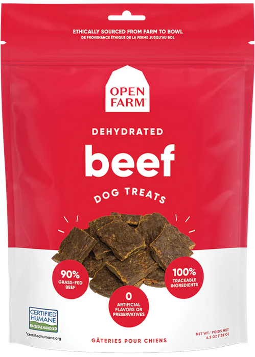 Open Farm Dehydrated Beef Dog Treat