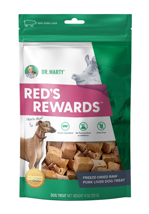 Dr. Marty Red's Rewards Pork Liver Dog Treats