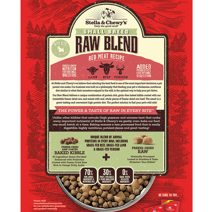 Stella & Chewy's Raw Blend Red Meat Recipe Small Breed Dog Food