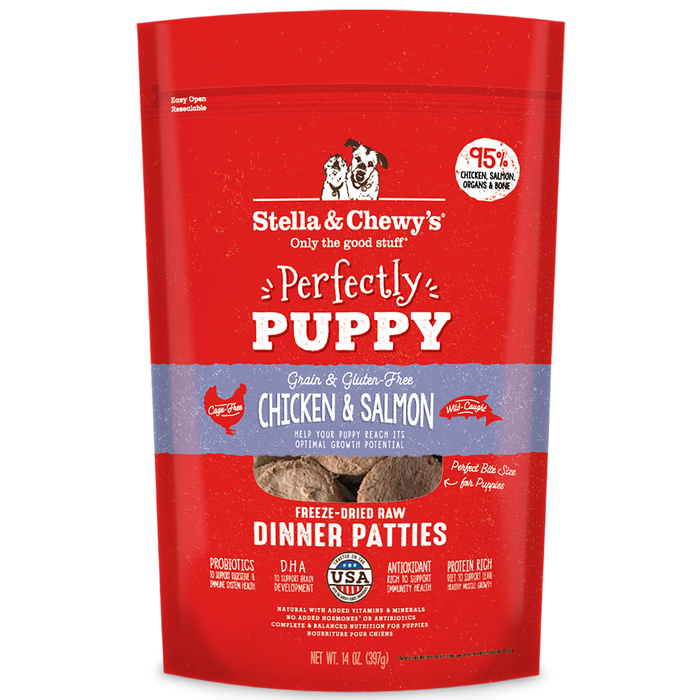 Stella & Chewy's Freeze-Dried Puppy Dinner Patties Chicken & Salmon