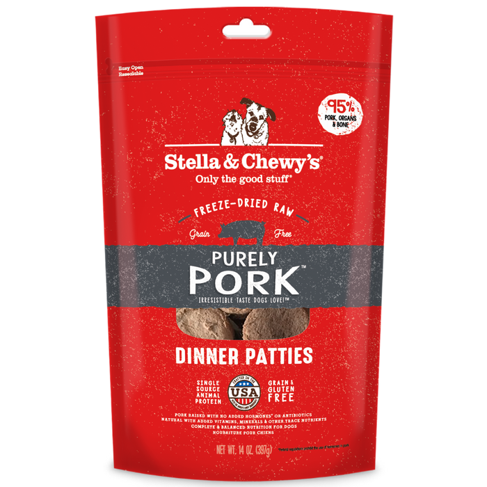 Stella & Chewy's Freeze-Dried Dinner Patties Pork