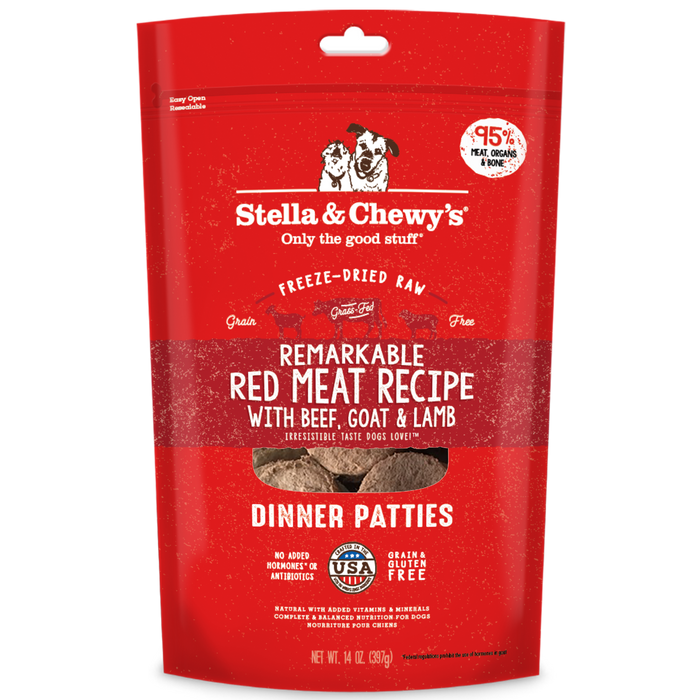 Stella & Chewy's Freeze-Dried Dinner Patties Red Meat